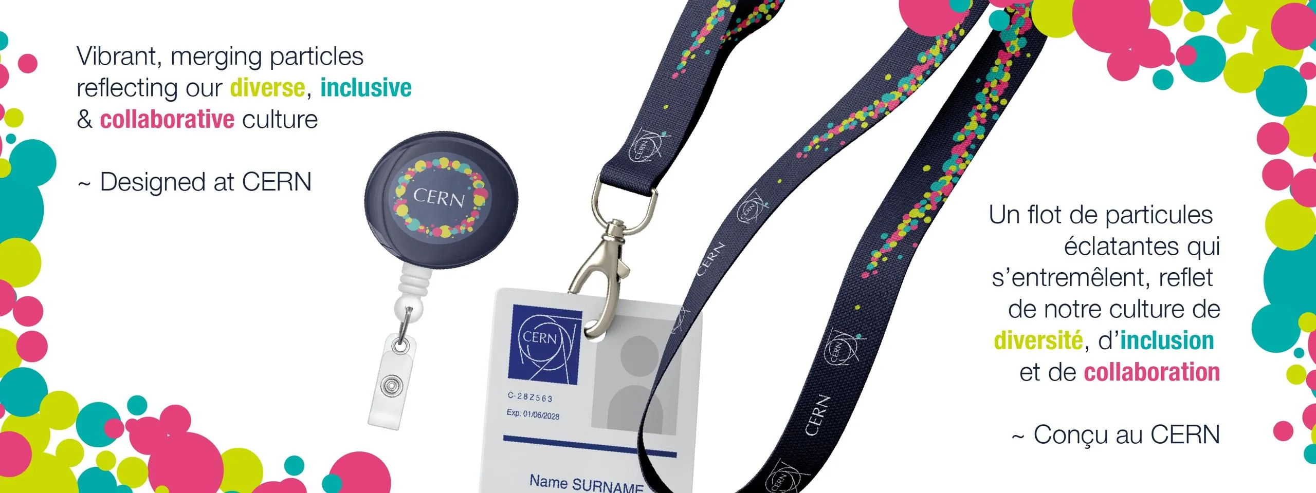ID lanyard celebrates diversity and inclusion @CERN